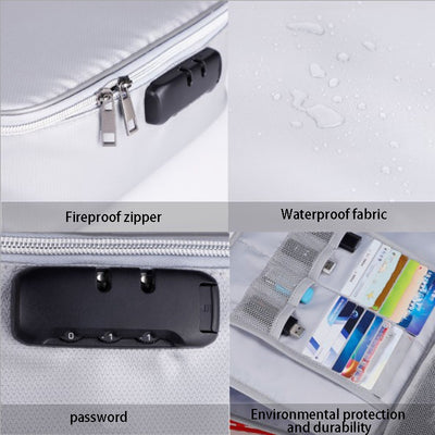 Caja de Almacenamiento Resistente al Fuego e Impermeable para Documentos y Valores - Image 18