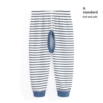 Pantalones de Algodón Puro con Abertura Frontal para Bebé Niño - Image 11