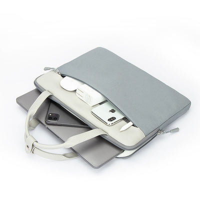 Bolso Laptop Impermeable Bicolor con Funda iPad - Portátil y Elegante - Image 4