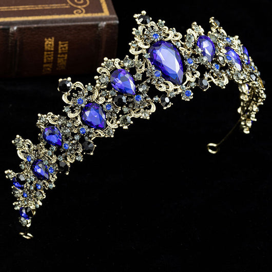 Corona Nupcial de Cristales Barrocos con Brillantes - Image 6