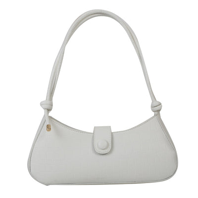 Bolso de Hombro Minimalista con Patrón de Piedra - Image 8