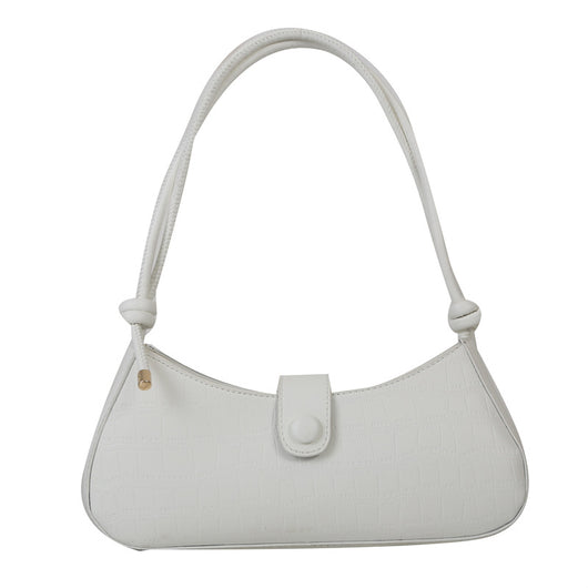 Bolso de Hombro Minimalista con Patrón de Piedra - Image 8
