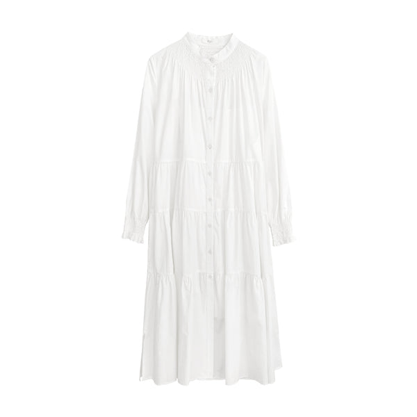Vestido Casual Plisado Cuello Redondo para Mujer - Image 3