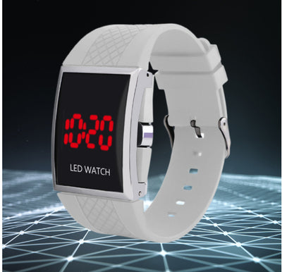 Reloj Digital LED Unisex Deportivo - Blanco y Negro con Fecha - Image 5