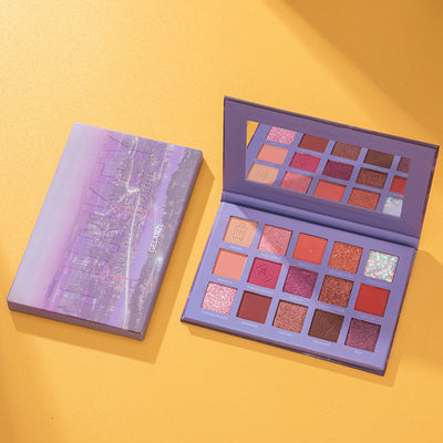 Paleta de Sombras 15 Colores con Brillos Lentejuelas Perlados Resistente al Agua - Image 12