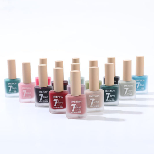 Esmalte de Uñas Mate Nude sin Horno de Secado Rápido
