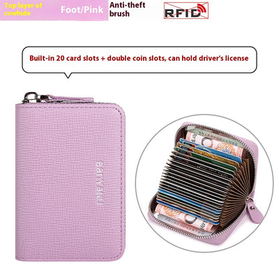 Cartera Minimalista de Cuero para Mujer - Organizador Compacto - Image 9