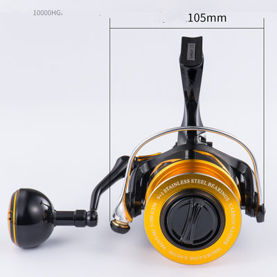 Carrete de Pesca en Agua Salada de Alta Velocidad con Cuerpo de Metal - Image 13