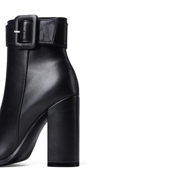 Botines de Tacón Grueso para Mujer - Estilo y Comodidad - Image 3