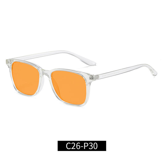 Gafas Anti Luz Azul UV con Estilo - Diseño Naranja Rojo Premium - Image 9