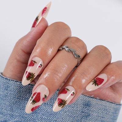 Uñas Postizas Francesas Mariposa Púrpura con Borde Negro - Stickers de Uñas Premium - Image 31
