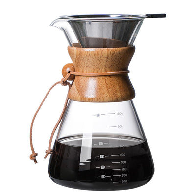 Cafetera de Vidrio Borosilicato para Preparar Café a Mano
