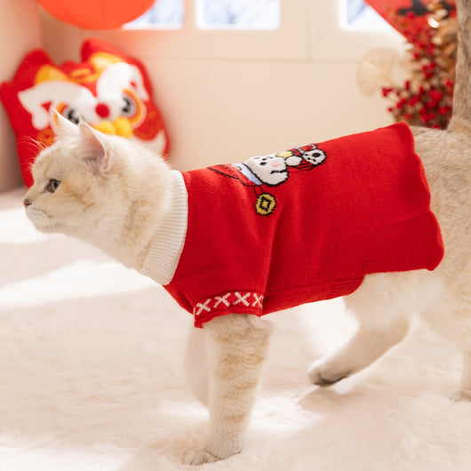 Suéteres Tejidos para Perros y Gatos - Abrigos Cálidos de Invierno - Image 8