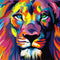 Cuadro de Pintura de Diamantes León 5D - Arte Animal DIY