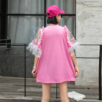 Blusa de Malla para Mujer - Manga Corta Transpirable - Image 8