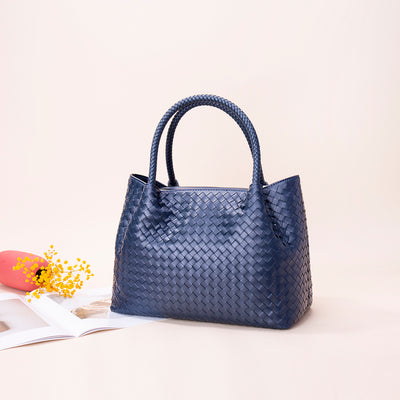 Bolso Tejido en Piel de Oveja Auténtica para Mujer - Image 6