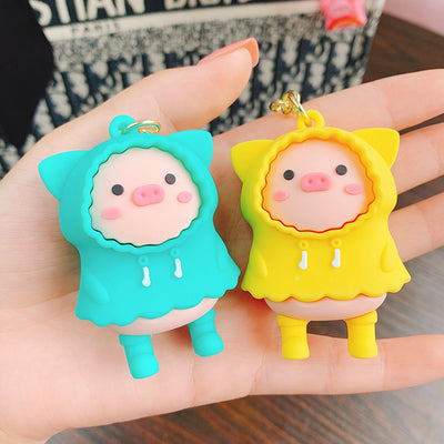 Llavero Adorable Cerdito Impermeable - Accesorio Creativo Cartoon - Image 14