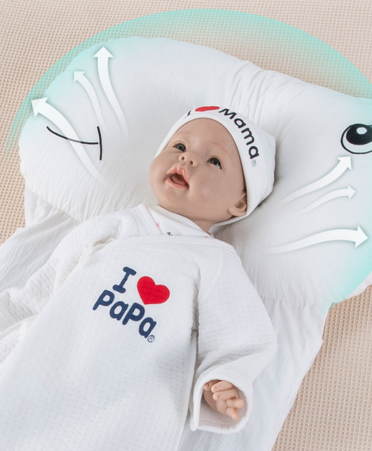 Almohada Correctora de Cabeza Plana - Transpirable y Cómoda para Bebés - Image 9