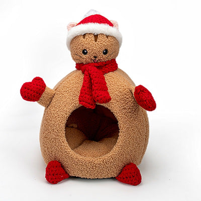 Cama Térmica para Gatos Cerrada con Diseño Infantil - Image 3