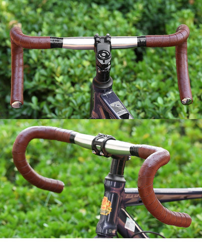 Cinta de Manillar para Bicicleta de Ruta con Textura Cuero PU Perforada - Image 21