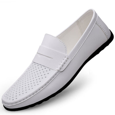 Mocasines Hombre Cuero Microfiber con Diseño Calado - Image 5
