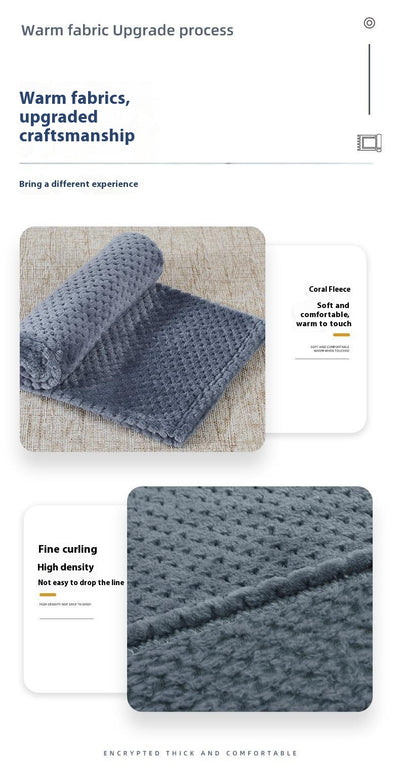 Manta de Felpa Coral para Perros - Comodidad Perfecta para el Descanso - Image 10