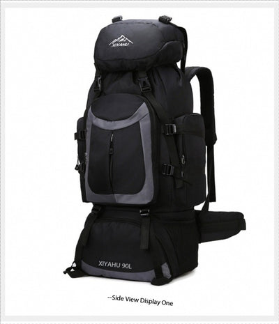 Mochila de Senderismo 90L XIYAHU - Resistente al Agua para Trekking y Acampada - Image 40