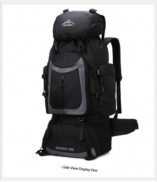 Mochila de Senderismo 90L XIYAHU - Resistente al Agua para Trekking y Acampada - Image 40