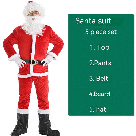 Disfraz Navideño Completo Unisex para Presentaciones y Celebraciones