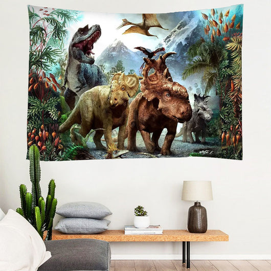 Tapete de Playa Dinosaurio para Pared