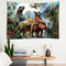 Tapete de Playa Dinosaurio para Pared
