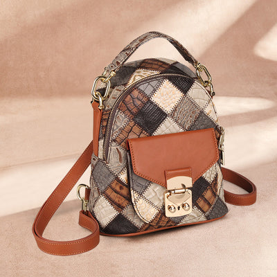 Mochila de Viaje en Cuero para Mujer - Estilo Verano - Image 2