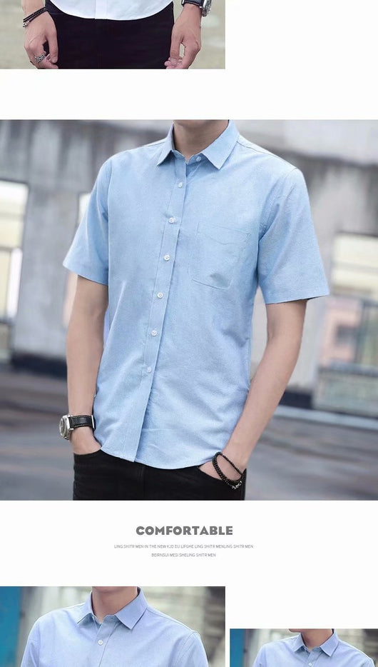 Camisa Manga Corta Moderna para Hombre - Estilo Verano - Image 13