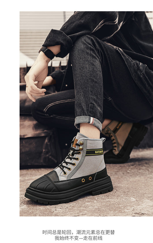 Botas Martin Altas Estilo Británico para Hombre - Image 23