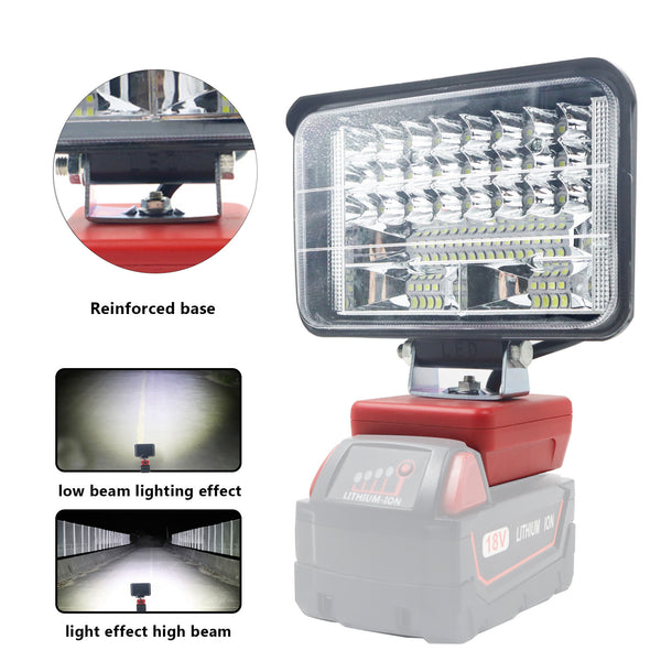 Linterna de Trabajo LED para Batería Milwaukee M18 - Iluminación Profesional Portátil