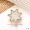 Jeans Button Hole Shoes Diy Accessories Bright Crystal Classic Estilo Ornament Accessories Upper Pearl Flower C143 Transparente