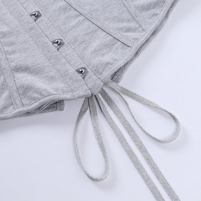Playera Gris Clásica de Cuello Redondo - Comodidad Diaria sin Complicaciones - Image 11