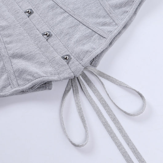 Playera Gris Clásica de Cuello Redondo - Comodidad Diaria sin Complicaciones - Image 11