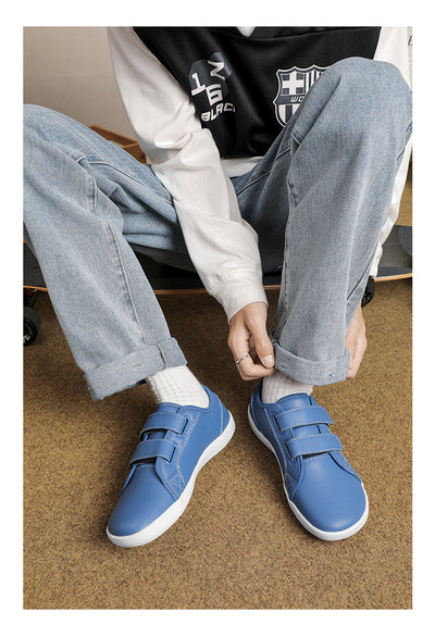 Zapatos Casuales de Cuero Ancho con Velcro para Hombre y Mujer Talla Grande - Image 29