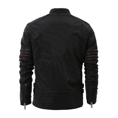 Chaqueta de Cuero y Polar para Hombre Otoño Invierno - Image 4