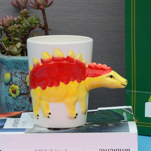 Taza de Cerámica 3D con Forma de Dinosaurio Pintada a Mano - Image 11