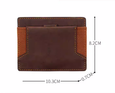 Billetera de Cuero Crazy Horse Retro Vintage - Image 3