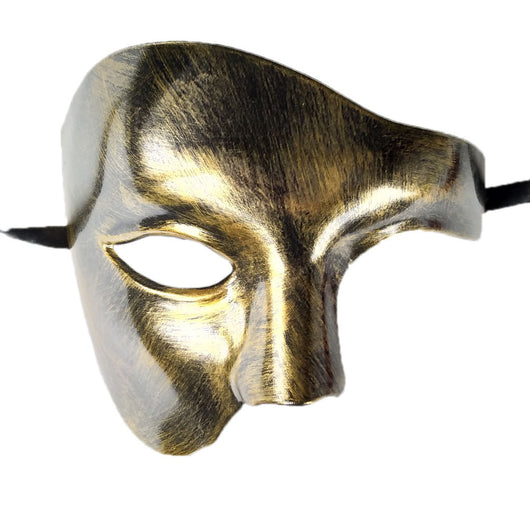 Antifaz Elegante Vintage de Medio Rostro con Un Solo Ojo - Image 6
