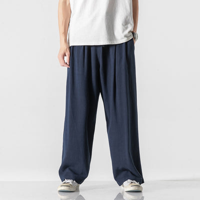 Pantalones Anchos de Lino y Algodón para Tallas Grandes - Cómodos y Transpirables - Image 15