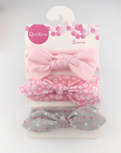 Set de 3 Diademas Infantiles con Moños Estampados - Image 4