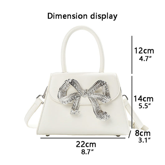 Bolsa Cuadrada Portátil con Moño Diamante - Versátil y Elegante - Image 16