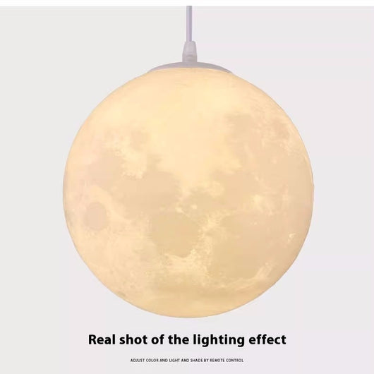 Lámpara de Techo Luna 3D - Luz Cálida para Dormitorio - Image 3