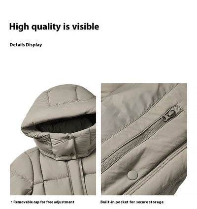 Abrigo Cálido para Mamá con Gorro Desmontable Multiuso - Image 11