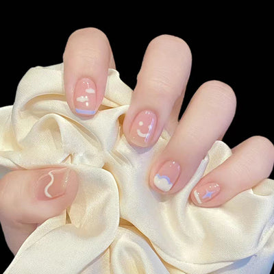 Uñas Postizas Cat Eye Rubor - Parches de Manicura Lista para Usar - Image 23