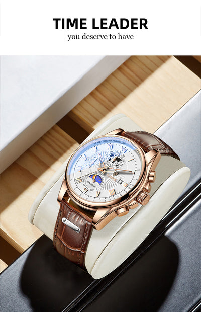 Reloj Cronógrafo Multifuncional Impermeable con Esfera Luminosa - Image 15